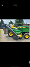 Load image into Gallery viewer, John Deere 316 tractor mower bagger system
