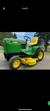 Load image into Gallery viewer, John Deere 316 tractor mower bagger system
