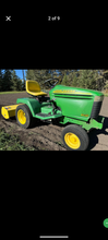 Load image into Gallery viewer, John Deere 345 garden tractor rototiller deck
