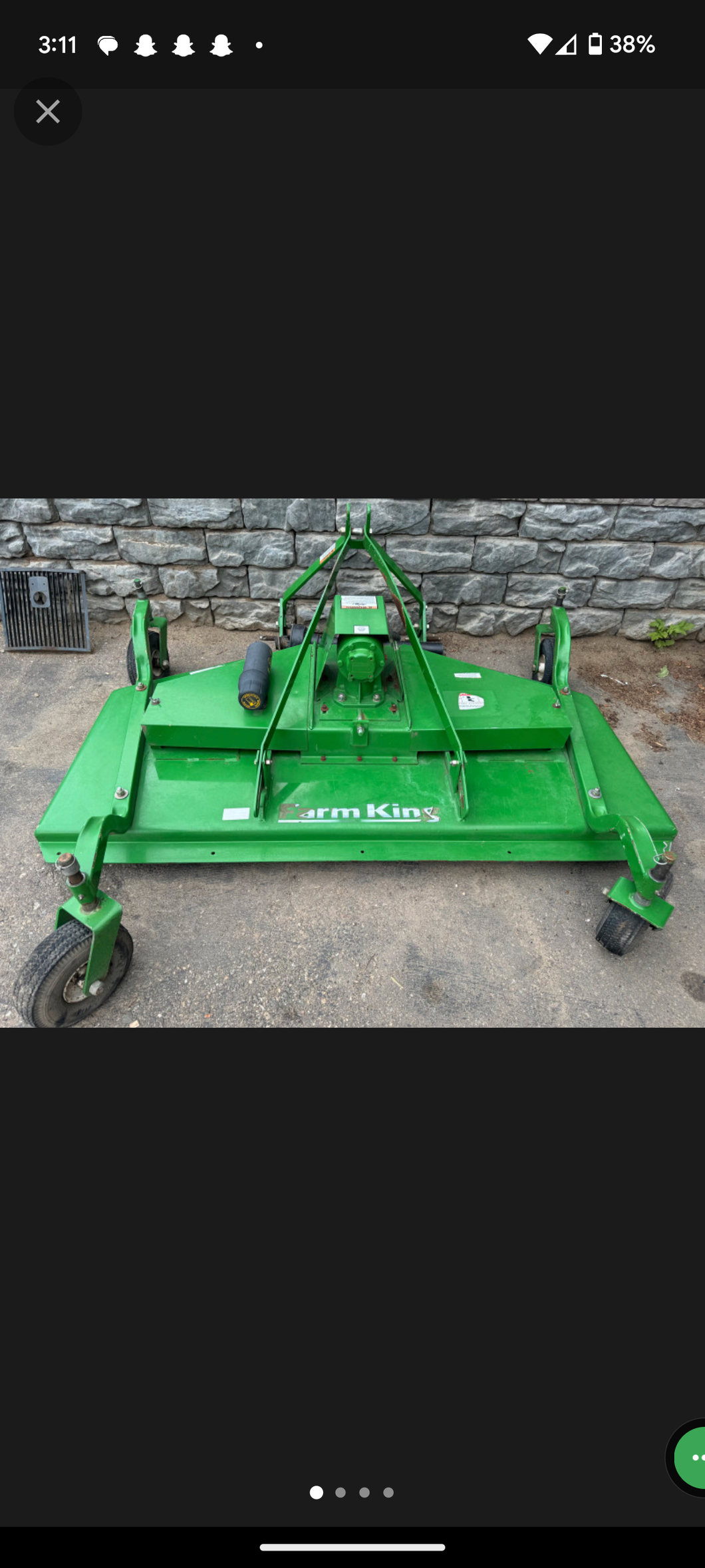 Farm King finishing mower by Buhler