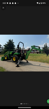 Load image into Gallery viewer, John Deere 2305 tractor , back hoe plus loader
