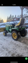 Load image into Gallery viewer, John Deere 322 law tractor snowplow
