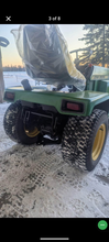 Load image into Gallery viewer, John Deere 322 law tractor snowplow
