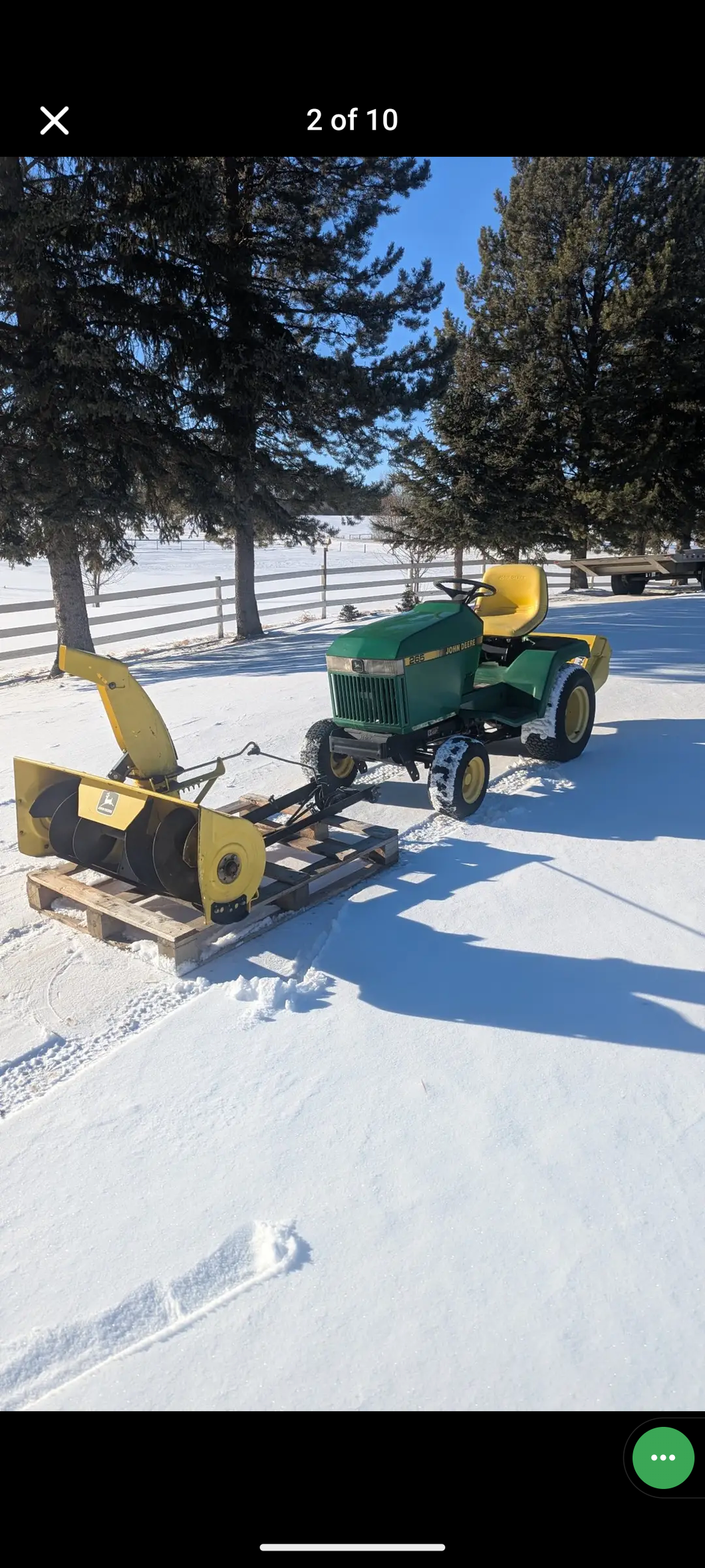 john Deere 265 garden tractor