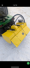 Load image into Gallery viewer, John Deere 322 lawn tractor snow plow rototiller
