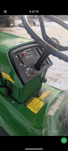 Load image into Gallery viewer, John Deere 322 lawn tractor snow plow rototiller
