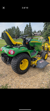 Load image into Gallery viewer, John Deere X585 with 4x4 and 54&quot; mowing deck
