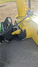 Load image into Gallery viewer, John Deere X475 tractor heated cab snowblower
