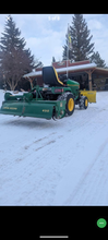 Load image into Gallery viewer, John Deere 445 tractor rototiller snowplow
