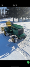 Load image into Gallery viewer, john Deere 345 garden tractor rototiller deck
