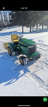 Load image into Gallery viewer, john Deere 345 garden tractor rototiller deck
