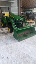 Load image into Gallery viewer, John Deere 1023E diesel compact tractor loader
