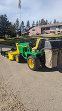 Load image into Gallery viewer, John Deere 316 tractor snowblower mower bagger
