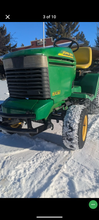 Load image into Gallery viewer, john Deere 345 garden tractor rototiller deck
