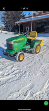 Load image into Gallery viewer, john Deere 345 garden tractor rototiller deck
