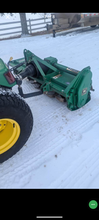 Load image into Gallery viewer, John Deere 445 tractor rototiller snowplow
