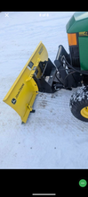 Load image into Gallery viewer, John Deere 445 tractor rototiller snowplow
