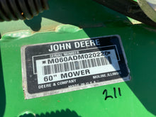 Load image into Gallery viewer, John Deere 60” mower
